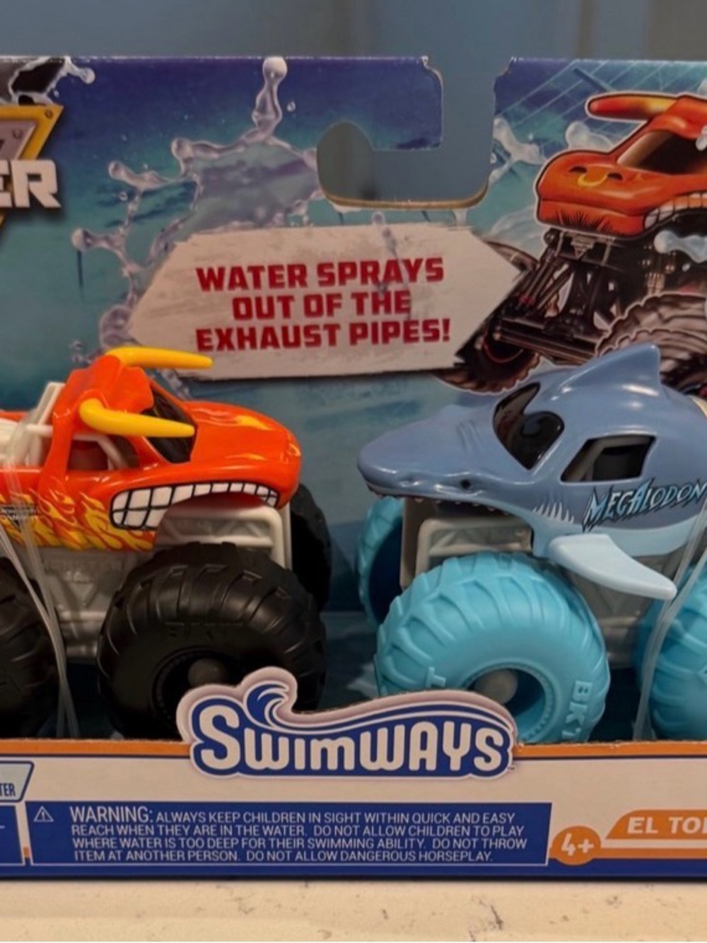 Swimways Monster Jam- El Toro Loco & Megalodon